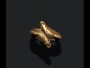 Fish ring 3D Print Model