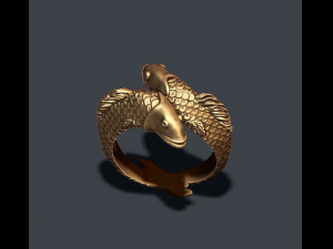 Fish ring 3D-printmodel