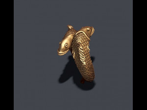Fish ring 3Dプリントモデル