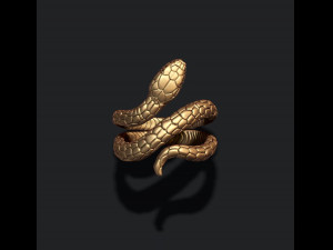 Snake ring Modèles 3D en vedette