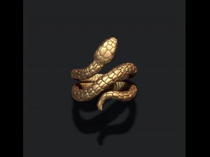 Snake ring 3D Print Model