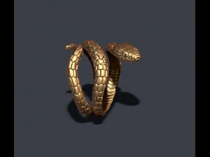 Snake ring 3D Print Model