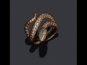 Snake ring Modèles 3D en vedette