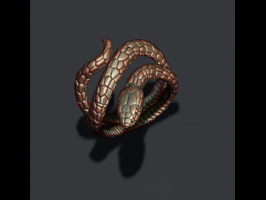 Snake ring 3D Print Model
