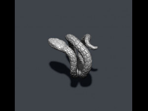Snake ring Modèles 3D en vedette