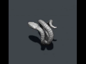Anel de cobra Modelo de Impressão 3D