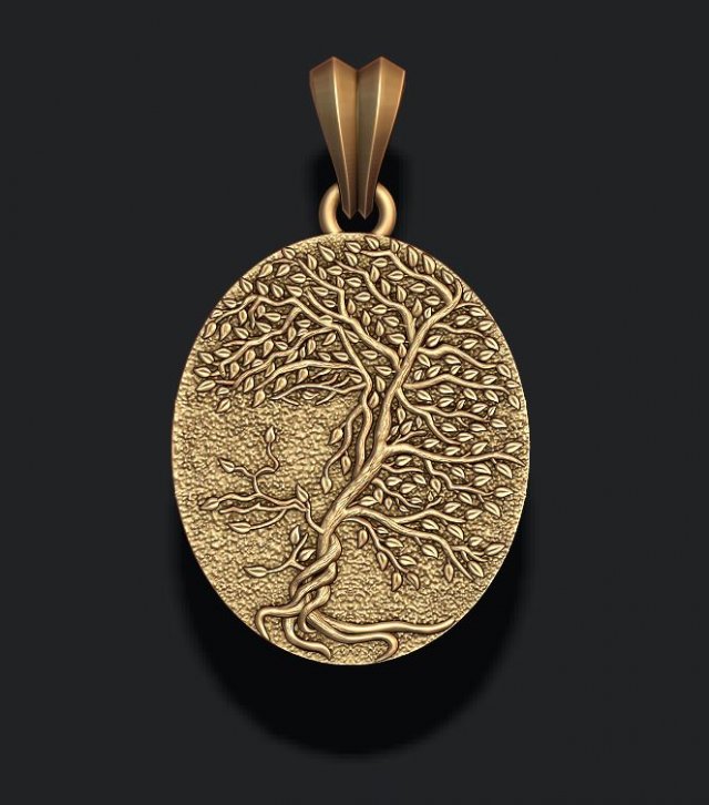 Tree face pendant Modèles 3D en vedette .c4d .max .obj .3ds .fbx .stl .blend 