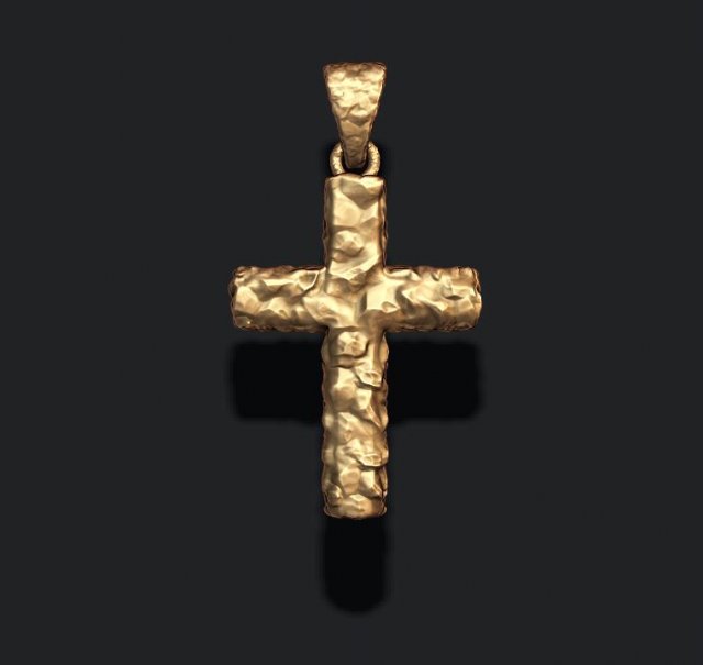 Cross like rock stone basrelief Modello di stampa 3D .c4d .max .obj .3ds .fbx .stl .blend 