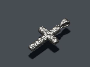 Cross like rock stone basrelief 3D Print Model