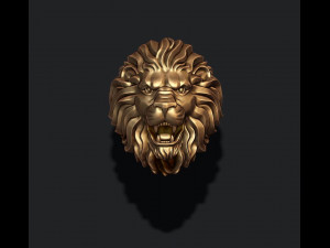 Lion ring 3Dプリントモデル
