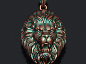 Lion pendant Modelo de impresión 3D