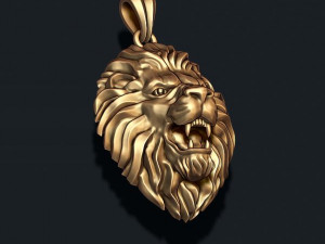 Lion pendant 3D-Druckmodell