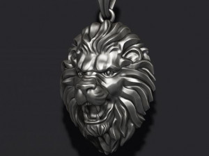 Lion pendant 3D-Druckmodell
