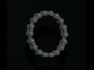 Bicycle chain ring Modèles 3D en vedette