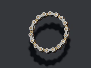 Bicycle chain ring 3D Print Model