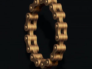 Bicycle chain ring 3D Print Model