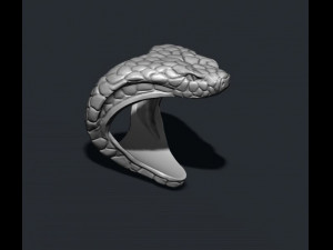 Snake ring 3D-printmodel