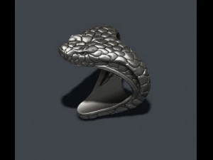 Snake ring 3D Print Model