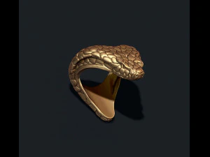 Snake ring 3D Print Model