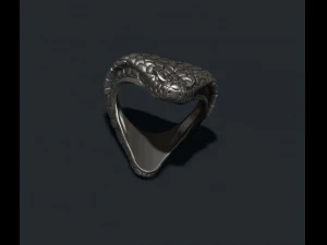 Snake ring 3D Print Model
