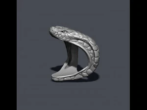 Snake ring 3D Print Model