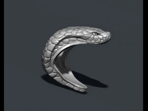 Snake ring 3D Print Model