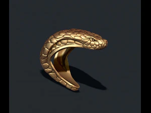Snake ring 3D Print Model