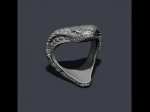 Snake ring 3D Print Model
