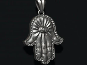 Hamsa pendant 3D Print Model