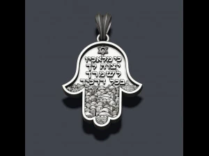 Hamsa pendants pack 3D Print Model