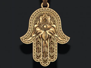 Hamsa pendants pack 3D Print Model