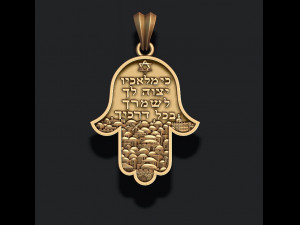Hamsa pendants pack Modèles 3D en vedette