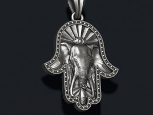Hamsa pendants pack Modèles 3D en vedette