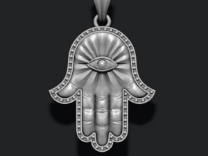 Hamsa pendants pack Modèles 3D en vedette