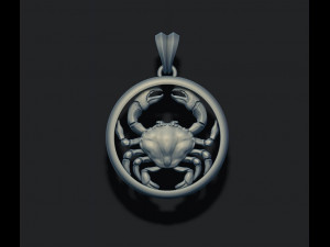 Horoscope cancer pendants pack Modelo de Impressão 3D