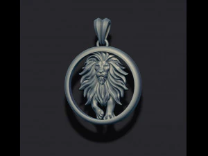 Horoscope lion pendants pack 3D Print Model