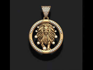 Horoscope lion pendants pack 3D Baskı Modeli