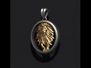 Horoscope lion pendants pack 3D Baskı Modeli