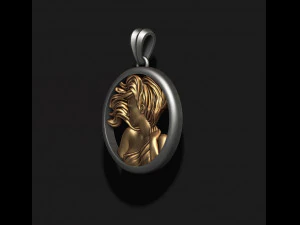 Horoscope virgo pendant 3D Print Model
