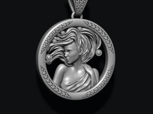 Horoscope virgo pendants pack Modelo de Impressão 3D