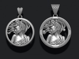 Horoscope virgo pendants pack Modelo de Impressão 3D