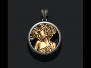 Horoscope virgo pendants pack 3D Print Model