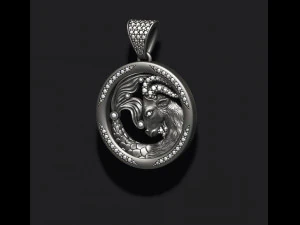 Horoscope capricorn pendants pack 3D Print Model