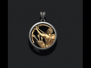 Horoscope sagittarius pendant 3D प्रिंट मॉडल