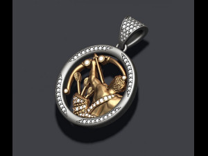 Horoscope sagittarius pendants pack Modelo de Impressão 3D