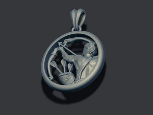 Horoscope sagittarius pendants pack 3D Print Model