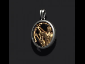 Horoscope sagittarius pendants pack 3D Print Model