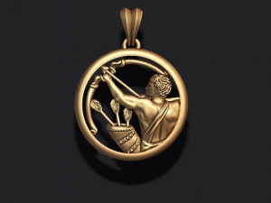 Horoscope sagittarius pendants pack 3D Print Model