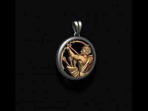 Horoscope sagittarius pendants pack 3D Print Model