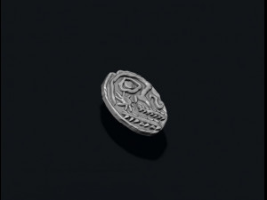 Old coin v2 3D-Druckmodell